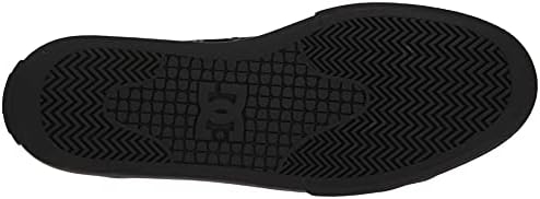 DC Men's Manual HI LE Skate Shoe, Black/Black/Black, 3.5 | Image 3