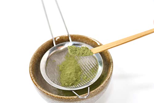 Japanese Matcha Tea Set, Matcha Whisk (100 Prong), Scoop, Matcha Bowl, Ceramic Whisk Holder and Matcha Caddy for Matcha Tea, Handmade Matcha Ceremony Kit For Traditional Japanese Tea Ceremony(9 PCS)