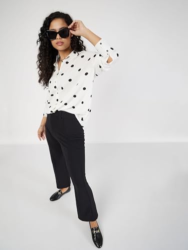 Image of Sassafras Women Polka Dot Oversize Shirt