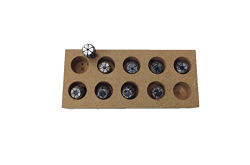 HHIP 3900-5164 9 Piece ER-11 Spring Collet Set, 1/32