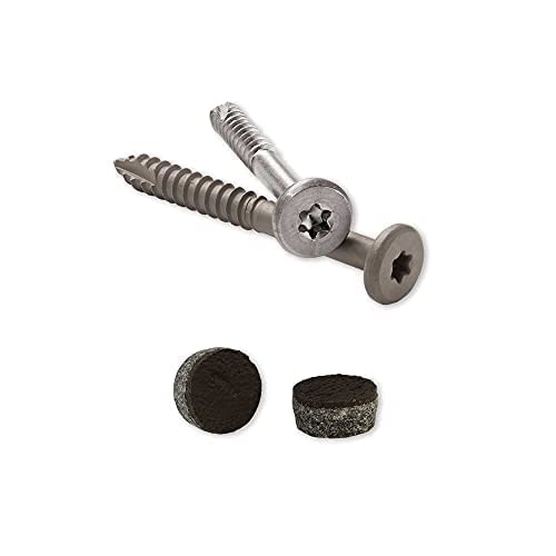 Starborn Pro Plug System Toasted Sand Fascia, Covers 100 Ct Includes Plugs and Screws, Tool Sold Seperately