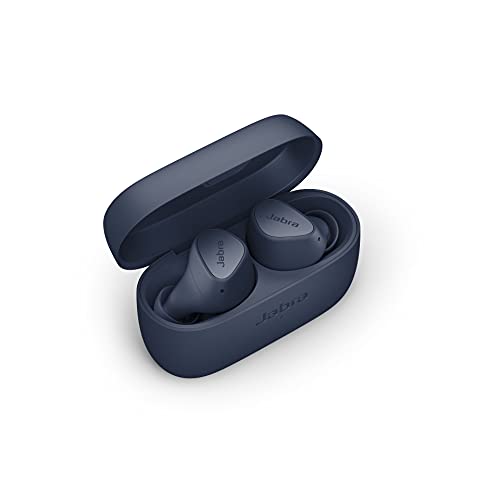 Image of Jabra Elite 3 in Ear Wireless Bluetooth Earbuds - Noise Isolating True Wireless Buds with 4 Built-in Microphones for Clear Calls, Rich Bass, Customizable Sound, and Mono Mode - Navy