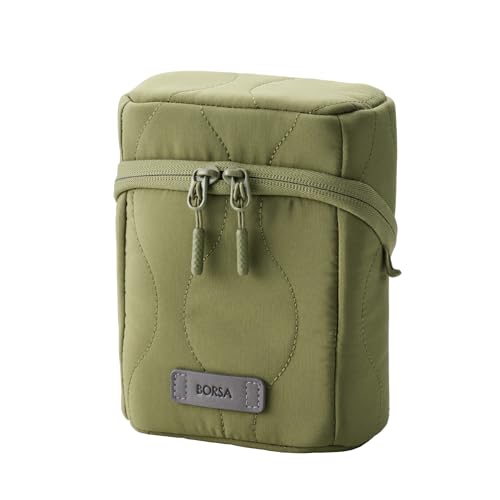 エレコム ガジェットポーチ キルティング オニオンスティッチ スタンドタイプ カーキ BMA-QTGPTLSGN