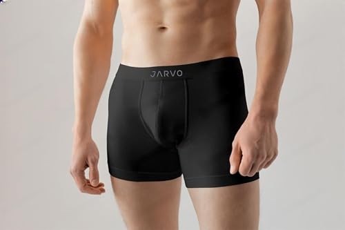 Image of JARVO Men's Nylon Fabric Printed Underwear - Comfortable, Breathable, and Stylish Printed Briefs-Pack Of-3-JI-0789