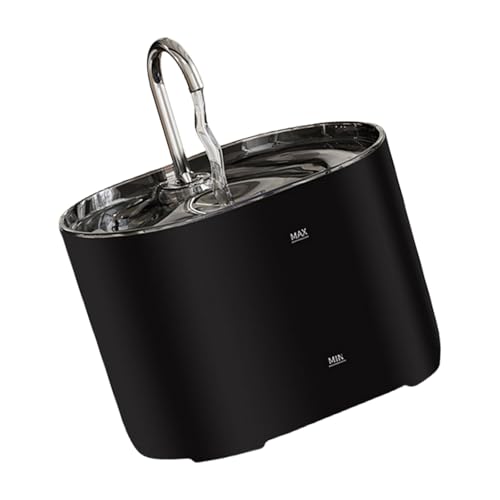 Dispensador automático de agua para mascotas acero inoxidable miniatura 4
