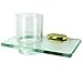 Alno Nicole Tumbler Holder with Tumbler- A7770-PB - Polished Brass