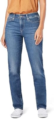 Levi Strauss Signature Gold Women's '03 Essential Mid Rise Straight Jeans