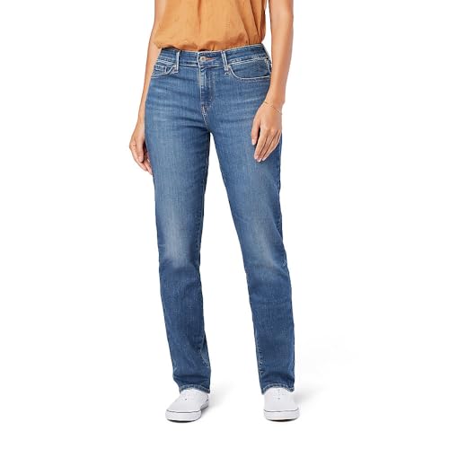 Women's Mid-Rise Straight Jeans