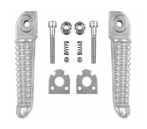 Repose-pieds arrière de moto argent pour Yamaha YZF R1 et R6