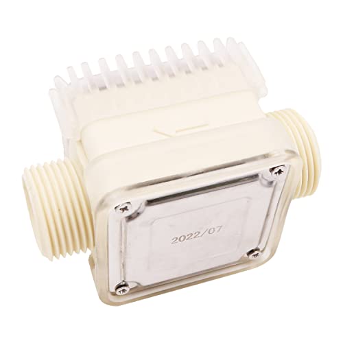 Image of NUZAMAS 1' Electronic Turbine Digital Flowmeters for Gas Oil Fuel Chemicals Water 1 Inch Hose Flow Meter, Max 120L /M (1900GPH)