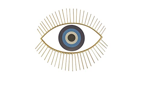 Porenea Blue Evil Eye Wall Decor | Turkish/Moroccan Decorations For Home| Wall Hanging Ornament | Good Luck Charm | Wall Decor Amulet | Turkish Nazar Decoration | Home Protection And Blessing #TOP5