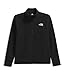 The North Face Men's Textured Cap Rock 1/4 Zip Pullover | Quarter Zip Fleece Jacket with Set In Sleeves, Fold Over Collar & Embroidered Logo, TNF Black Heather, Large