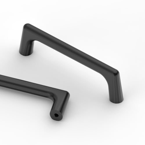 Image of Asidrama 6 Pack 3.75 Inch(96mm) Matte Black Cabinet Pulls Cabinet Handles Cupboard Handles Kitchen Cabinet Hardware for Cupboard Drawer Pulls