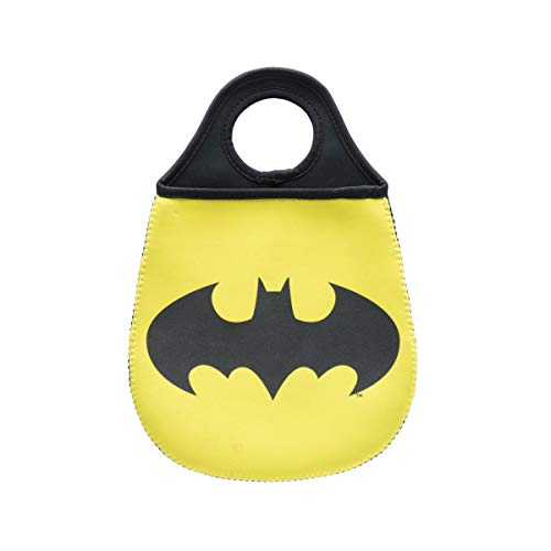 Urban Lixeira De Carro Batman Logo Amarelo Neoprene