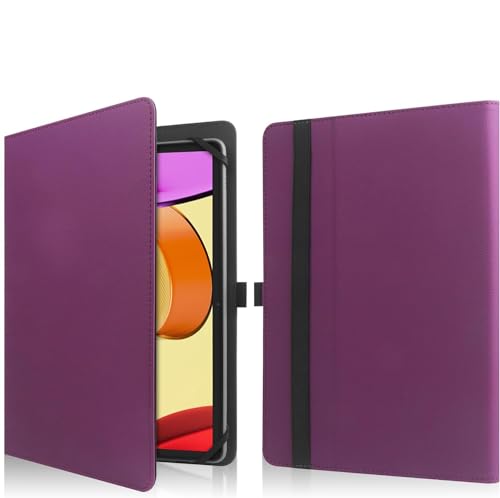 Housse de protection pour tablette tactile 9-11 pouces multi-angle en cuir PU
