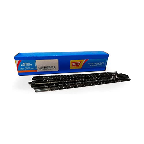 Wuto 02431 Sierra de Marqueteria para Madera 2/13cm 30 Tpi