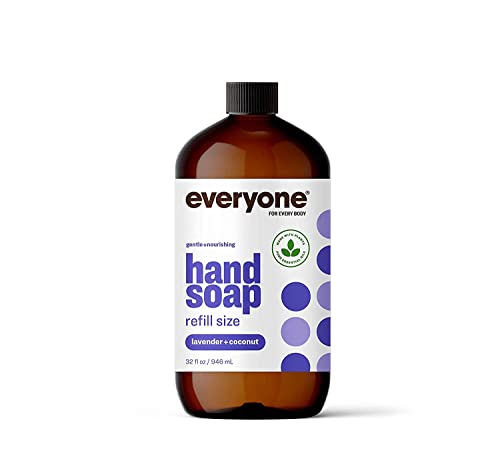 Everyone Liquid Hand Soap, 32 Ounce (Pack Of 2), Lavender And Coconut, Plant-Based Cleanser With Pure Essential Oils #TOP1
