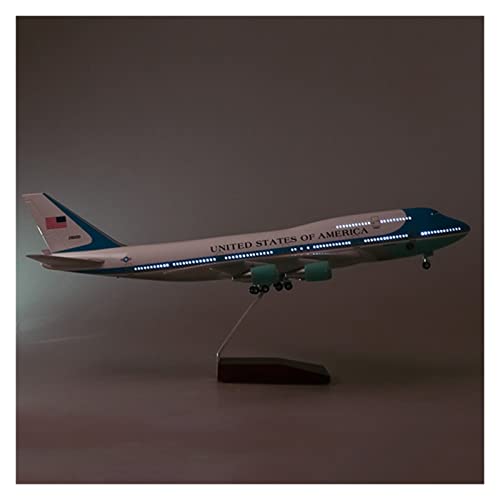 B747 Air Force One maquette avion miniature lumineuse 1/150 jouet collection adulte