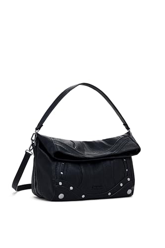 Desigual sac à main sac à épaule bandoulière Loverty Embro Patch Hand Bag Black noir