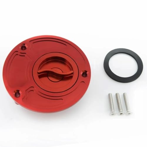 Tapón de depósito de aluminio CNC sin llave para repostar tu Yamaha R1 o R6 de forma rápida