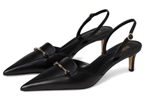 Michael Kors Damen Lena Sling Pump Heeled Shoes, Schwarz, 40 EU