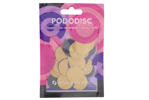 STALEKS PRO Pododisc 50 Einweg-Klebepads für Pediküre (Rauigkeit - 180) PDF-20-180 Cover