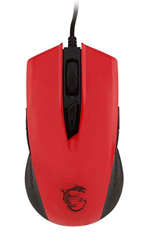 MSI Clutch GM40 Rosso - Mouse gaming ambidestro