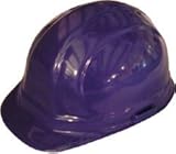 Inexpensive OSHA Hard Hat Kits - Omega 2 Cap Style with pin Lock suspensions and Hard Hat Tote - Purple