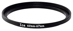 ICE 62mm to 67mm Step Up Ring Filter/Lens Adapter 62 Male 67 Female Stepping Adapter