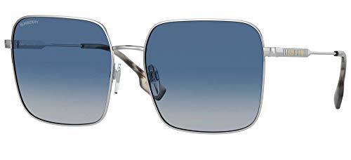 Preisvergleich Produktbild BURBERRY BE3119-10054L-58 - Damen Sonnenbrille - Silver