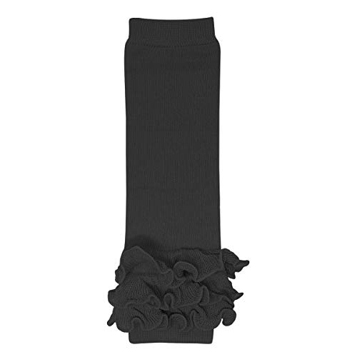 Bowbear Cheerful Ruffles Baby Leg Warmers, Black #TOP1