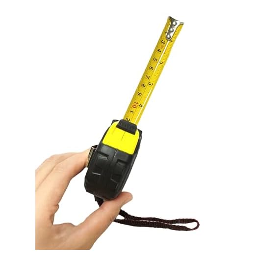 16.5 Ft Tape Measure, Measuring Tape Extendable, Self-Locking Tape Measurer, Easy Read Imperial/Metric Scale Measurement Tape for Designer, Decorator, & Handicraftsman