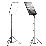 Ringlight Iluminador Led Retangular GRANDE 24 Polegadas Profissional Foto Celular Tripé de 2m