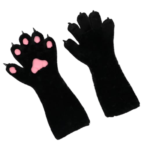 GRABAGECAN Animal Paws Gloves For Teens Adult Cats Claw Gloves Fursuit Anime Gloves For Adult Halloween Cosplay Costume Accessory