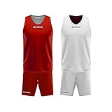 Givova, kit double, rouge/blanc, L...