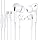 2 Pack-iPhone Earbuds with Lightning Connector(Built-in Microphone & Volume Control) in-Ear Stereo Headphone Headset Compatible with iPhone 12/SE/11/X/8/ipad - All iOS System[Apple MFi Certified]