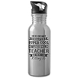 Funny Computer Science Teacher Gifts Water Bottle For Men Women New Job Appreciation 20 fl oz Bottle...