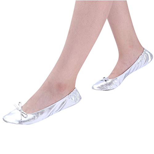 Shoes Slipper Party Travel Flat Women Dance Ballet Roll Foldable Shoes Portable Women's Slipper Slide on Sneaker Women4