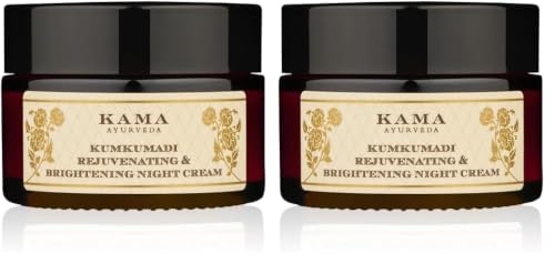 Image of Kama Ayurveda Kumkumadi Rej & Bright Night Cream 25gm (Pack of 2)