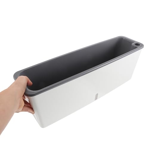 Jardinière rectangulaire en plastique PP litrage balcon - 5