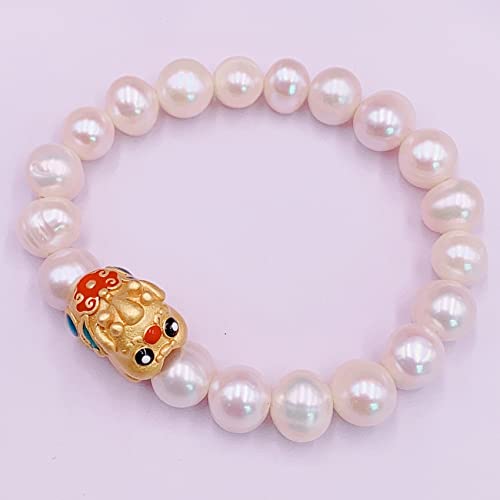 Bracelet Feng Shui perles d'eau douce YXWYXWA noir
