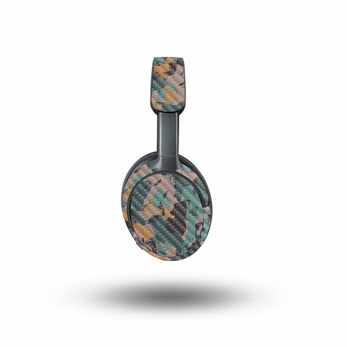 Image of MightySkins Carbon Fiber Skin Compatible with Bose QuietComfort Ultra - Muted Camouflage | Protective, Durable Textured Carbon Fiber Finish | Easy to Apply