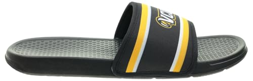 Image of FOCO NCAA Printed Team Logo and Color Stripes Comfortable Slide Sandals
