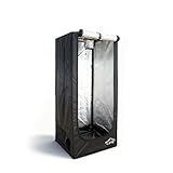 The Pure Factory | Armario de Cultivo | Pure Tent Lite | 60X60X140 | Compacto y Ligero | Control de Luz Efectivo | Lona Impermeable | Estructura con Ventilación Óptima | Cultivo Interior