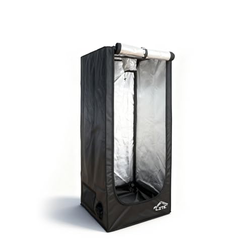 The Pure Factory | Armario de Cultivo | Pure Tent Lite | 60X60X140 | Compacto y Ligero | Control de Luz Efectivo | Lona Impermeable | Estructura con Ventilación Óptima | Cultivo Interior