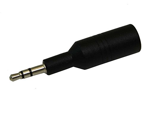 MyCableMart 3.5mm Male Stereo (TRS) to Female 4 Conductor (TRRS) CTIA or OMTP Adapter