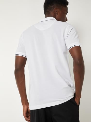 Image of Max Men's Polycotton Half Sleeves Regular Fit Solid Polo T-Shirt