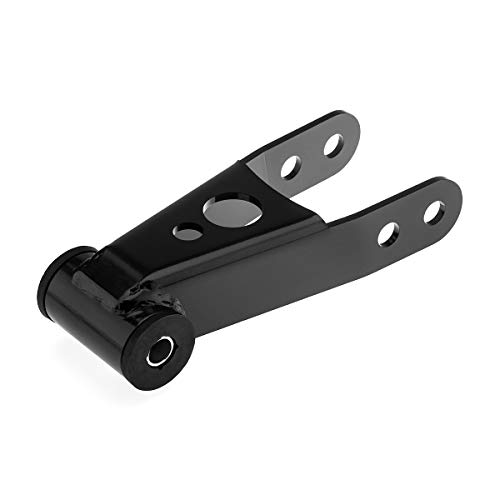 Heavy Metal Suspensions - Fits 1999-2018 Chevrolet Silverado 1500 6-Lug & Gmc Sierra 1500 6-Lug (2Wd 4Wd) 1" Rear Drop Shackles High Strength Carbon Steel Drop Kit #TOP2