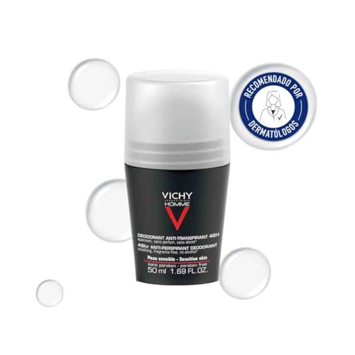 Vichy Desodorante en Formato Roll-On Para Hombre, Antimarcas,...