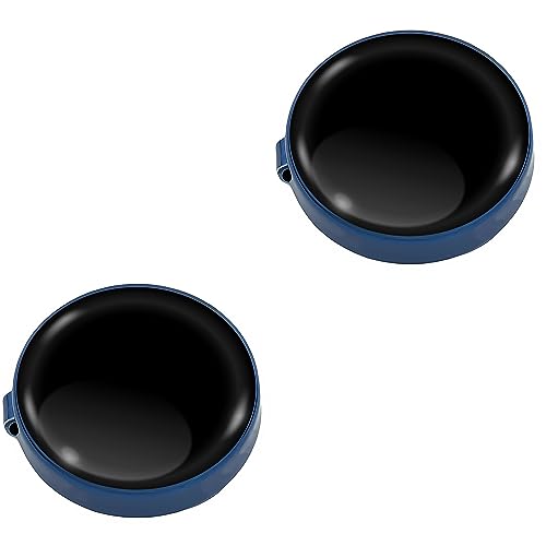 OoSsSoO Button cover Mens shirt Button covers Enamel craft Used for Formal Business Wedding Tuxedo Shirt cuffs buttons (A Dark blue small)
